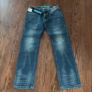 Men's Slim Straight Jeans in Blue